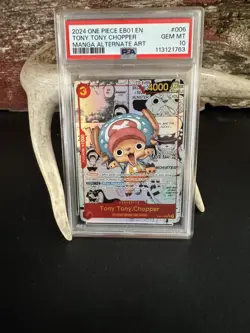 2024 ONE PIECE MANGA ALTERNATE ART EB01-006 TONY TONY CHOPPER PSA 10 - Image 1