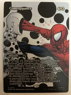 Comeuppance Borderless Poster Regular NM/M Marvel Spiderman MTG 0001 M - Image 1