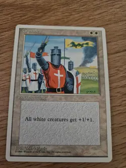 Magic the Gathering Crusades Lightly Played Fourth Edition - Image 1