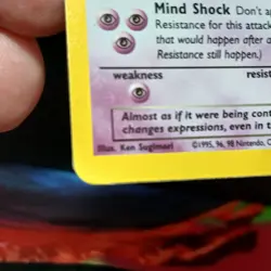 Pokemon Dark Alakazam TCG Holo Rare Card 1/82 Unlimited LP 1999 - Image 4