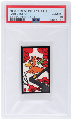 2013 Pokemon Hanafuda Kanto Farfetch'D February # PSA 10 - Image 1