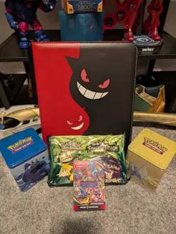MEGA EVOLUTION PHANTASMAL FLAMES Booster + MY ENTIRE POKEMON COLLECTION - Image 1