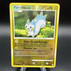 Pachirisu 35/130 Diamond and Pearl REVERSE HOLO Pokemon TCG Card LP Condition - Image 1