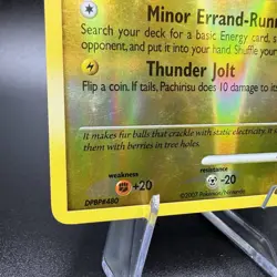 Pachirisu 35/130 Diamond and Pearl REVERSE HOLO Pokemon TCG Card LP Condition - Image 4