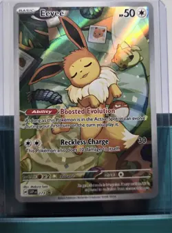 Pokemon TCG Eevee 173 Holo Promo Prismatic Evolutions ETB Sealed Card - Image 1