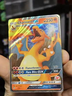 Pokemon TCG - Charizard GX - 9/68 - Holo - Battle Academy Stamped 60 Damaged - Image 2