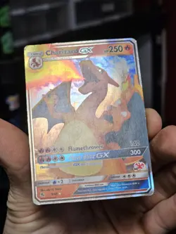Pokemon TCG - Charizard GX - 9/68 - Holo - Battle Academy Stamped 60 Damaged - Image 3