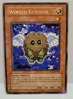 YUGIOH WINGED KURIBOH RARE LIGHT PLAYED - Image 1