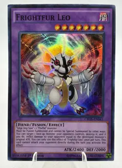 PT11 YUGIOH FRIGHTFUR LEO CROS-EN041 1ST ED SUPER RARE - Image 1
