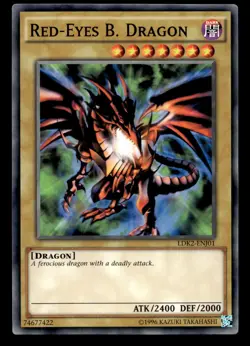 Red-Eyes B. Dragon LDK2-ENJ01 Legendary Decks II Yu-Gi-Oh NM - Image 1