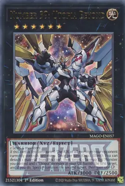 Yugioh Number 39: Utopia Beyond MAGO-EN057 Rare 1st Edition NM/LP - Image 1