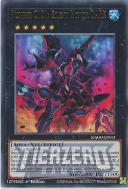 Yugioh Number C101: Silent Honor DARK MAGO-EN061 Rare 1st Edition NM/LP - Image 1