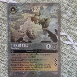 Lorcana Tinker Bell - Giant Fairy The First Chapter 11/P3 Holo - Image 1