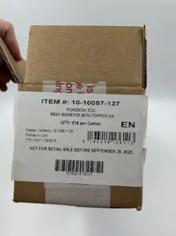 Pokemon Mega Evolution Booster Box Case EMPTY BOX NO CARDS NO PACKS - Image 2