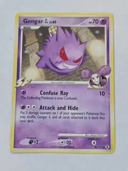 Pokemon TCG Gengar GL LV65 Rising Rivals Card 40/111 NM - Image 1