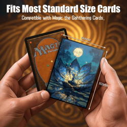 MTG Card Sleeves - Lorwyn Lotus - Ultra Clear Front & Matte Finish Back, 100 Cou - Image 4