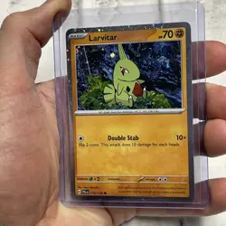Larvitar - (Cosmo Foil) 110/193 NM/MT Pokemon Card TCG Pokemon Nintendo Common - Image 1