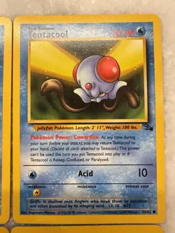 Pokemon Mixed 10 Card Lot Jungle Fossil and Rocket Vintage - WOTC - Ex Mint+ - Image 4