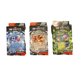Pokemon Trading Card Ex Battle Deck Lot Of 3 Factory Sealed Brand New - Image 1
