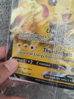 Pokemon TCG Pikachu V Sword & Shield Vivid Voltage Jumbo Oversized Card - NEW - Image 3