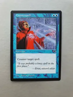 Counterspell, MTG Tempest (1997). Common Blue Instant NM - Image 1