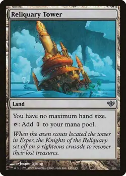 Magic The Gathering MTG RELIQUARY TOWER Conflux NM Near Mint - Image 1