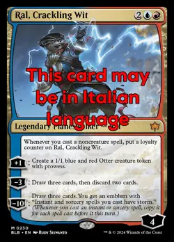 MTG RAL, CRACKLING WIT EXC - RAL, INGEGNO CREPITANTE 230 - BLB - MAGIC - Image 1