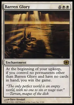 MTG 2x BARREN GLORY EXC - GLORIA STERILE - FUT - MAGIC - Image 1