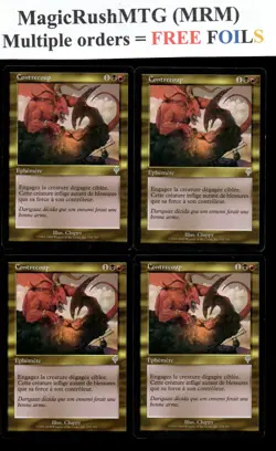 *MRM* FR/VF 4x Contrecoup - Backlash MTG Magic INV - Image 1