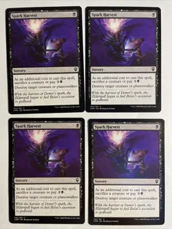 4x Mtg Commander Legends Spark Harvest NM/M Magic The Gathering - Image 1