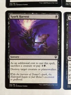 4x Mtg Commander Legends Spark Harvest NM/M Magic The Gathering - Image 2