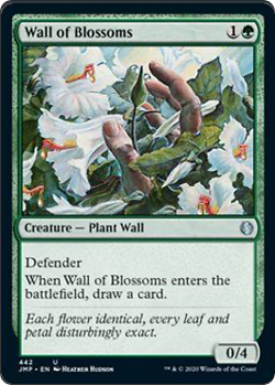 Magic MTG - Wall of Blossoms - Jumpstart - MINT/NMINT - EN - Image 1