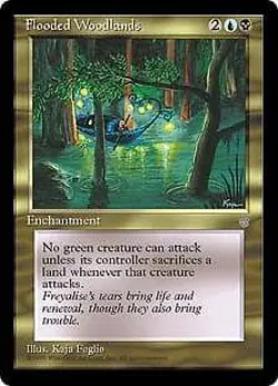 Magic MTG - Flooded Woodlands - Ere glaciaire - EXC - EN - Image 1