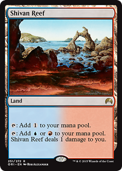 Magic MTG - Shivan Reef - Magic Origines - MINT/NMINT - EN - FOIL - Image 1