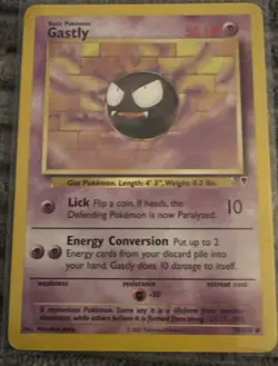 Gastly 33/62 Fossil Uncommon NM Pokemon Regular LP. Very Nice See Pics - Image 1