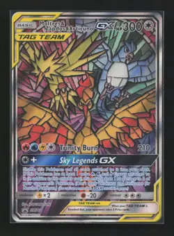 Moltres & Zapdos & Articuno GX SM210 Promo SM Black Star Promos Pokemon NM - Image 1