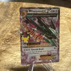 Pokemon TCG M Rayquaza EX Celebrations Classic Collection Holo Ultra Card 76/108 - Image 2