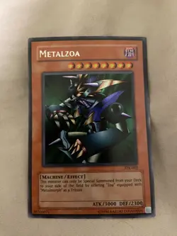 Yugioh Metalzoa TFK-002 Falsebound Kingdom Prismatic Secret Rare LP - Image 1