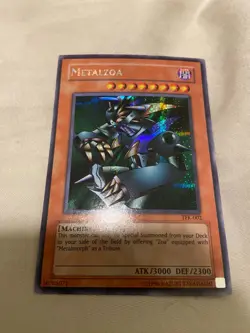 Yugioh Metalzoa TFK-002 Falsebound Kingdom Prismatic Secret Rare LP - Image 2