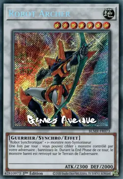 Yu-Gi-Oh ! Robot Archer BLMR-FR073 VF/SECRET - Image 1