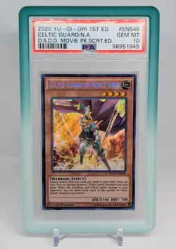 PSA 10 ✨ Celtic Guard Of Noble Arms ✨ MVP1-ENS48 ✨ 1st Ed Yu-Gi-Oh + 🟢PSA Guard - Image 1