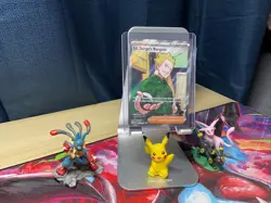 Pokemon TCG Lt. Surge's Bargain 170/132 Full Art Trainer Card - Image 1