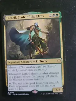 MTG Lathril, Blade of Elves 100 Card Custom EDH Commander Deck - Image 1