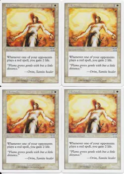 MTG: WARMTH 6th Edition UNCOMMON; played, Excellent condition x4 - Image 1