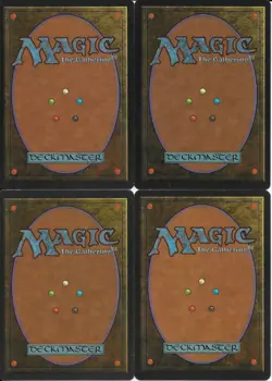 MTG: BLOOD LUST 4th Edition COMMON; played, Excellent condition x4 - Image 2