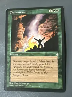 Thermokarst X1 Ice Age Ex+ Condition See Front/back Pics - Image 1