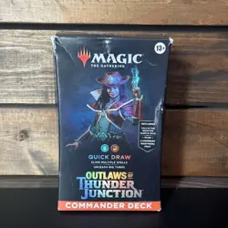Magic MTG - Outlaws of Thunder Junction Quick Draw Commander Deck - NEW/SEALED - Image 1