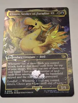 Choco, Seeker of Paradise Chocobo Foil R 0569 FFIX MtG Magic the Gathering NM - Image 1