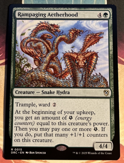 Rampaging Aetherhood Commander: Aetherdrift Regular MTG - Image 1