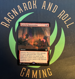 Spiteful Repossession (Extended Art) Commander: Streets of New Capenna Regular - Image 1